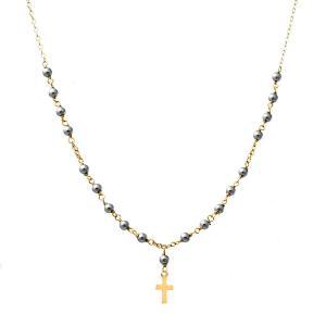 Miley Cyrus Petit Pearl Rosary Necklace